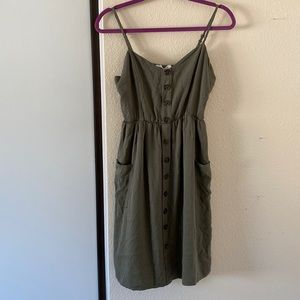 Army green Dress